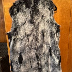 Faux Fur vest!